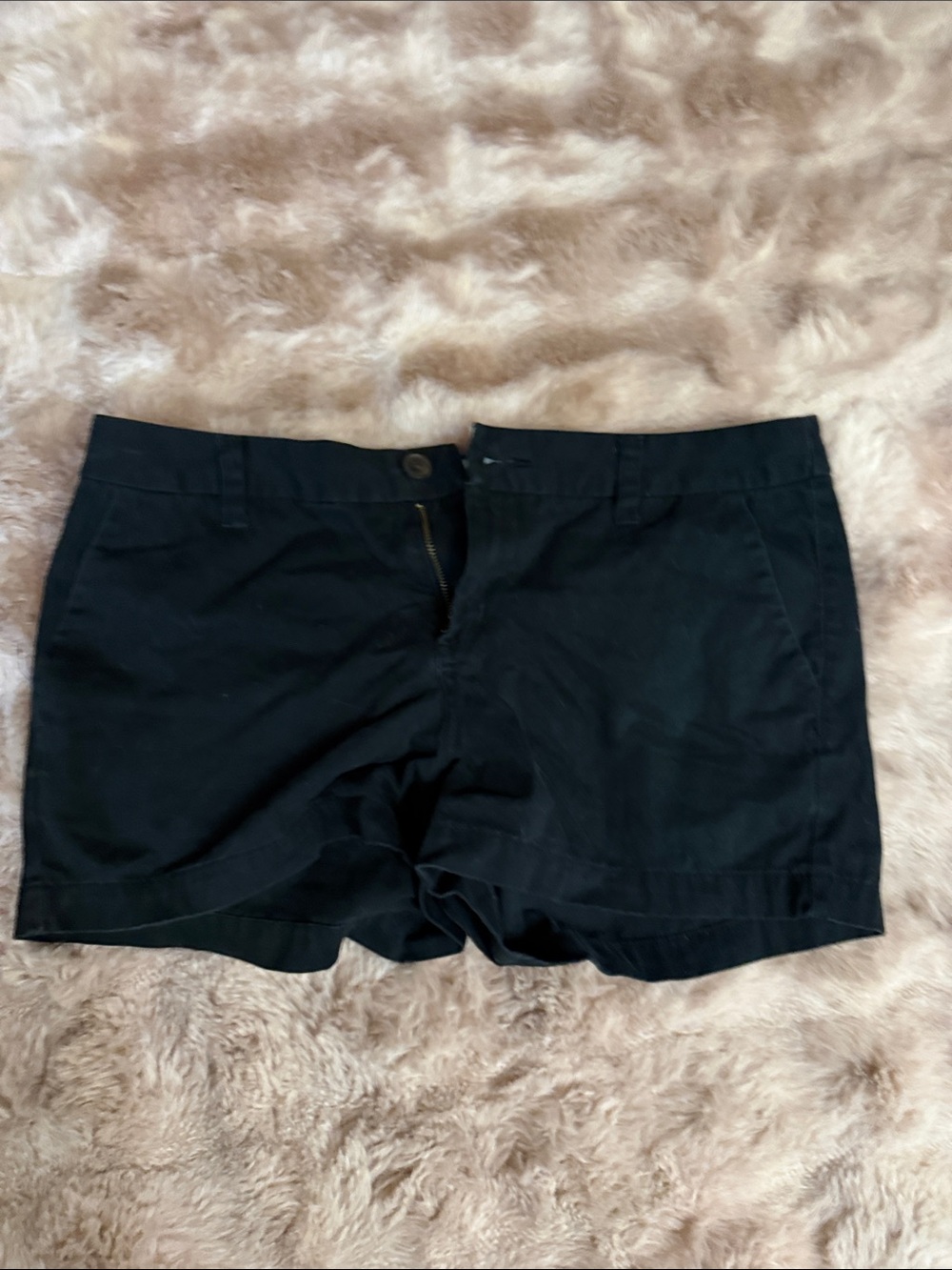Merona Black Mid-Rise Casual Shorts